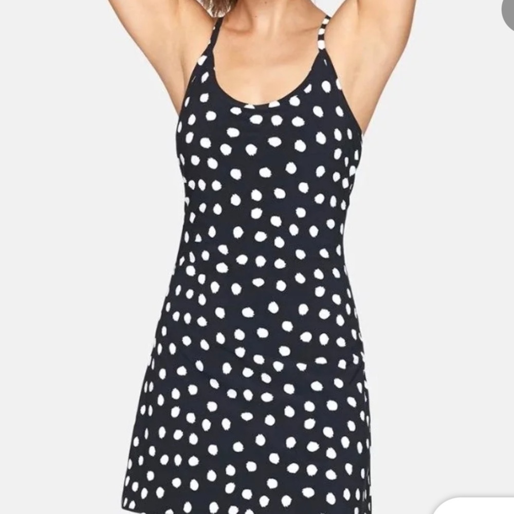 Outdoor voice polka dot exercise dress